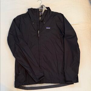 Patagonia Men's Black Windbreaker Jacket